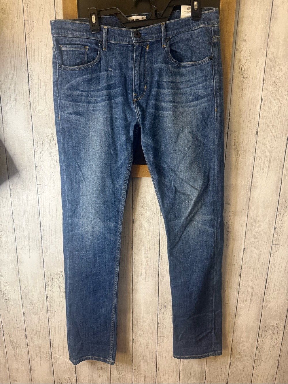 Men’s Paige Federal Blue Stretch Jeans Pants Slim Straight 34